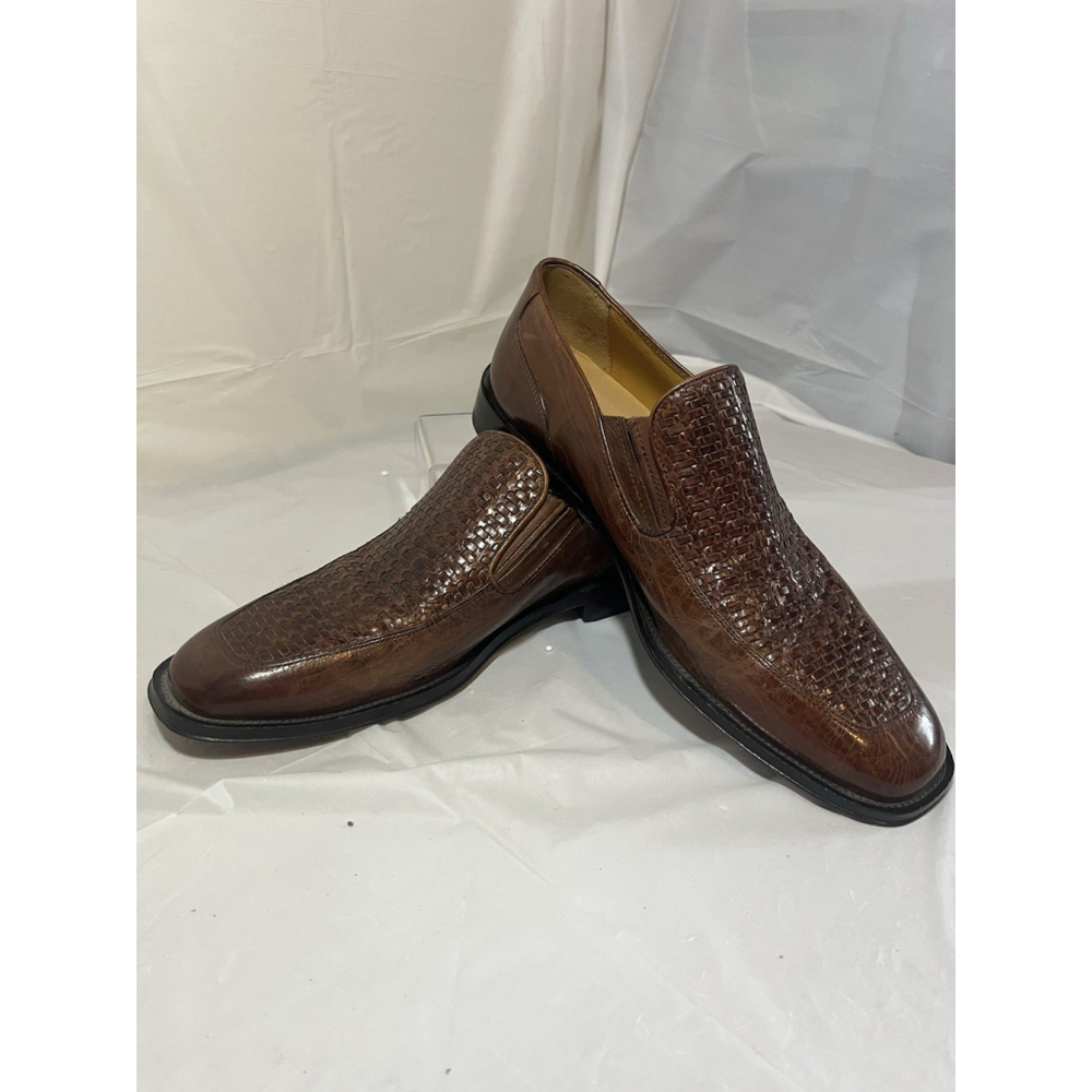 Johnston & Murphy Driver Woven Slip On Loafer size 8 M Brown - Picture 14 of 15